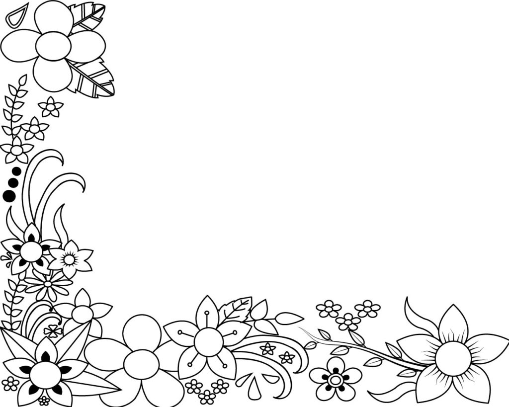 Frame Coloring Pages Printable
