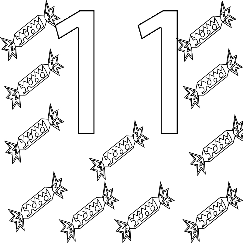 Easy Number 11 Coloring Pages Download,Printable.