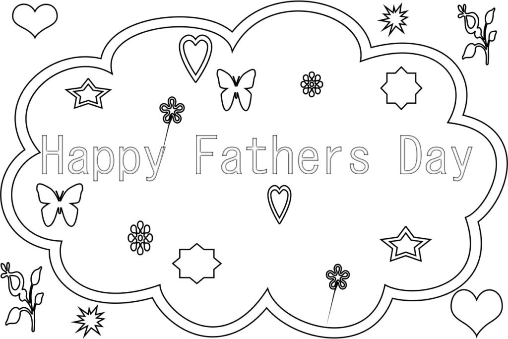 Father Day Coloring Sheets For Sunday School