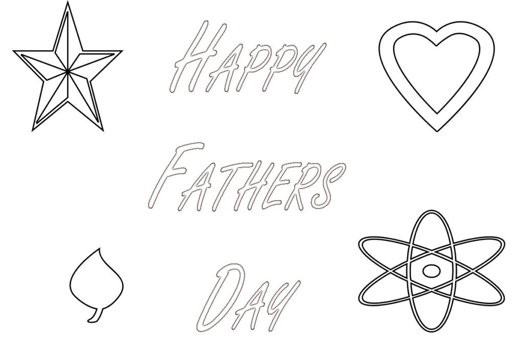 Father's Day Coloring Printables