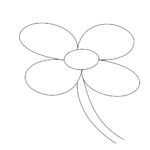 Flower Coloring Pages Simple