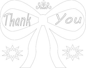 Free Thank You Coloring Pages