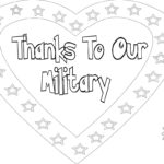 Military Thank You Coloring Pages