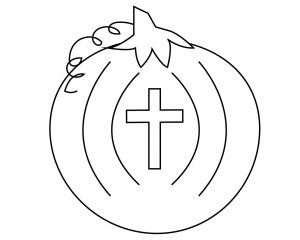 Pumpkin Coloring Pages For Church