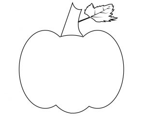 Simple Pumpkin Coloring Pages