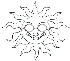 Sun Coloring Pages Online