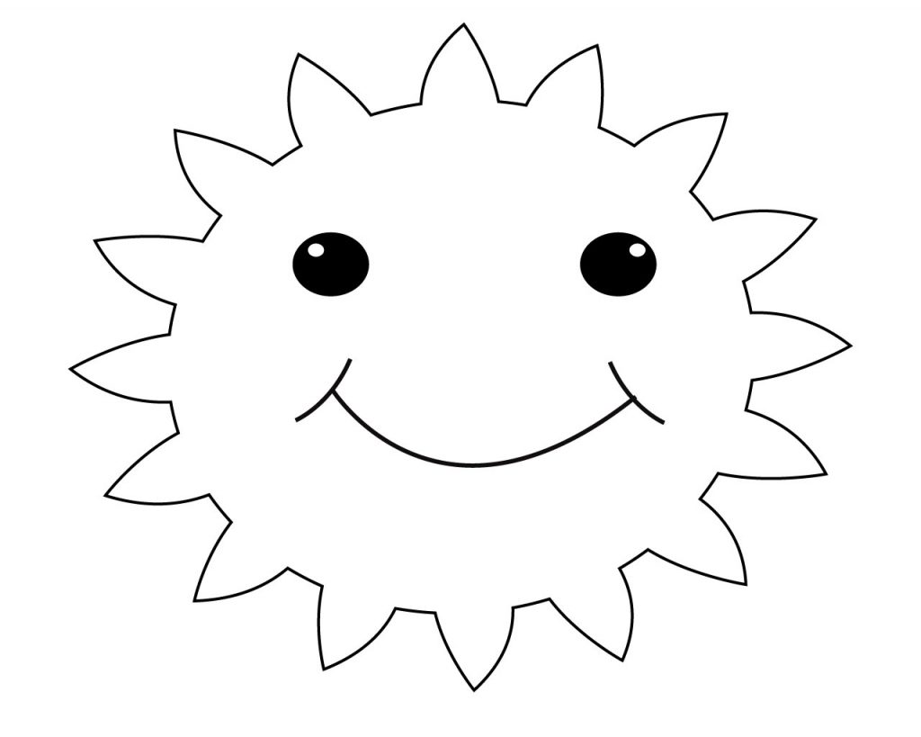 Sun Coloring Pages for Kids – Free Coloring Pages for Kids