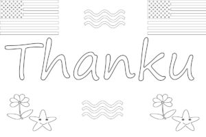 Thank You Coloring Pages For Veterans