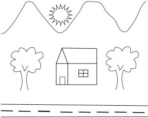 sunrise coloring pages