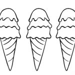 3 Ice cream coloring pages