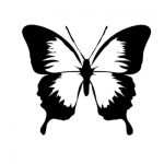 Black and white Butterfly Coloring Pages