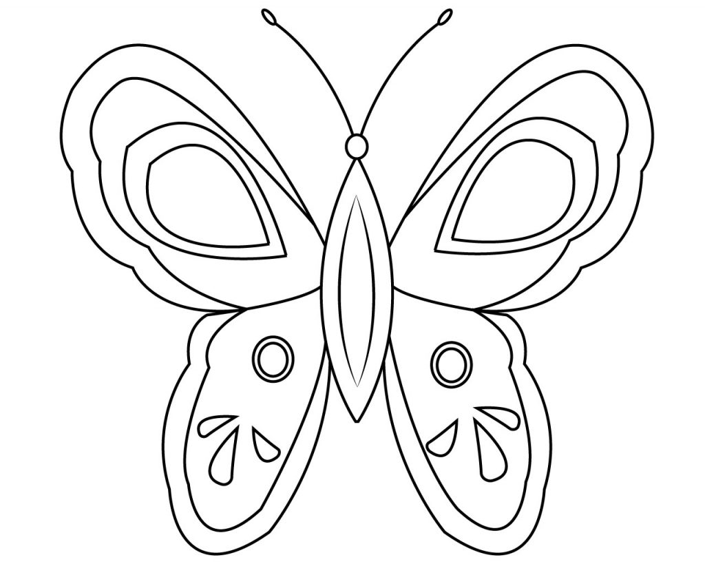 Butterfly Coloring Pages Free To Print – Free Coloring Pages for Kids