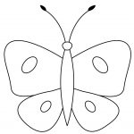 Butterfly Coloring Pages for Preschool