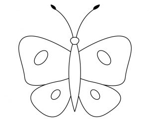 Butterfly Coloring Pages for Preschool