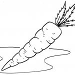 Carrot Vegetable coloring pages