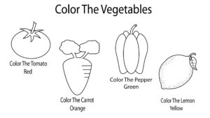Color The Vegetables