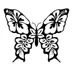 Easy Butterfly Coloring Pages