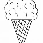 Easy Ice cream coloring pages