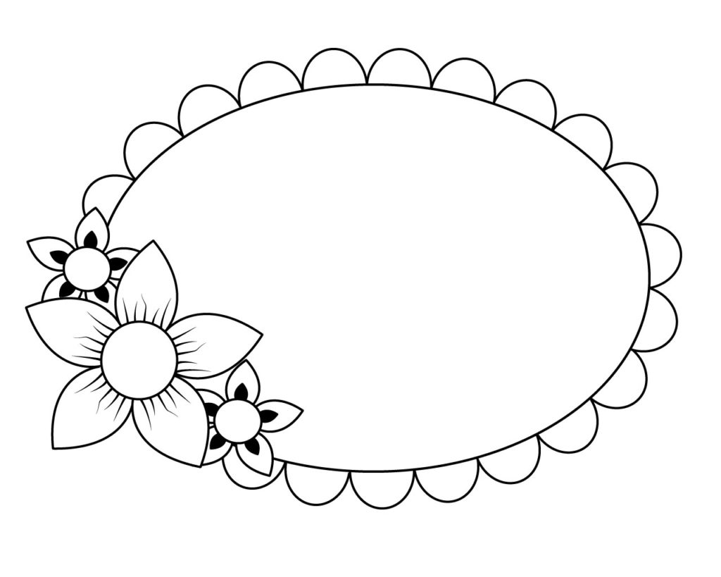 Frame Coloring Pages