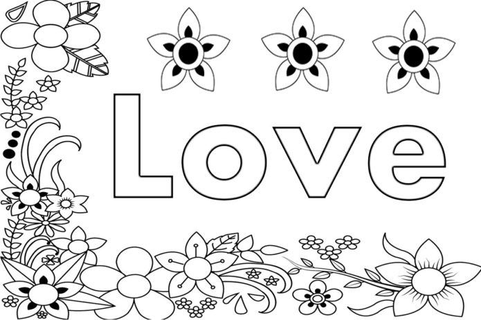 Love Coloring Pages – Free Coloring Pages For Kids