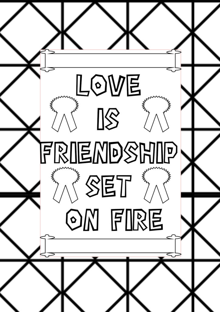 Free Love Quotes Coloring Pages