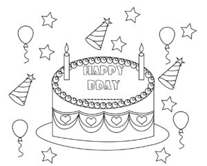 Free Printable Personalized Birthday Coloring Pages