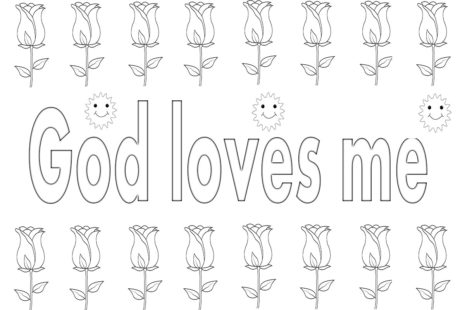 23 god is love coloring pages and show your love