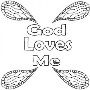 God Loves Me Four leaves