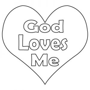 God Loves Me in heart