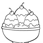 Ice cream coloring pages for toddlers