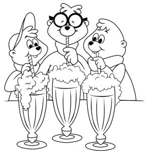 Ice cream coloring pages to Print