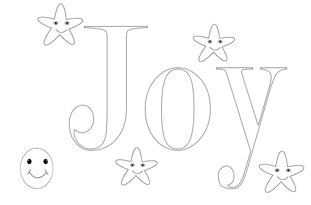 Joy Printable Coloring Pages Free Download