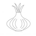Onion Vegetable coloring pages