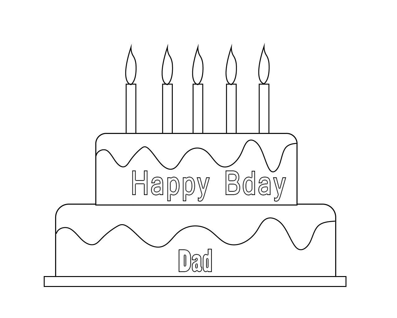Personalized Happy Birthday Coloring Pages To Print