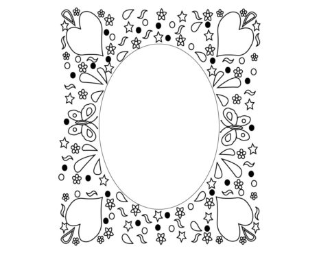Frame Coloring Pages Printable
