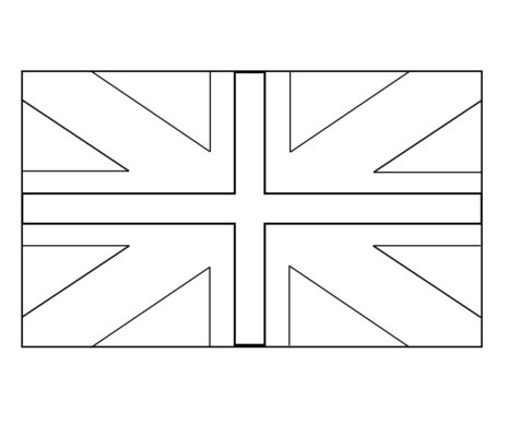 English, Britain, UK and England Flag Coloring Pages Free – Free ...