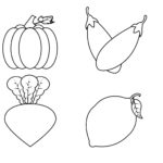 Vegetable Coloring Pages For Preschoolers