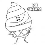 cartoon Ice cream coloring pages