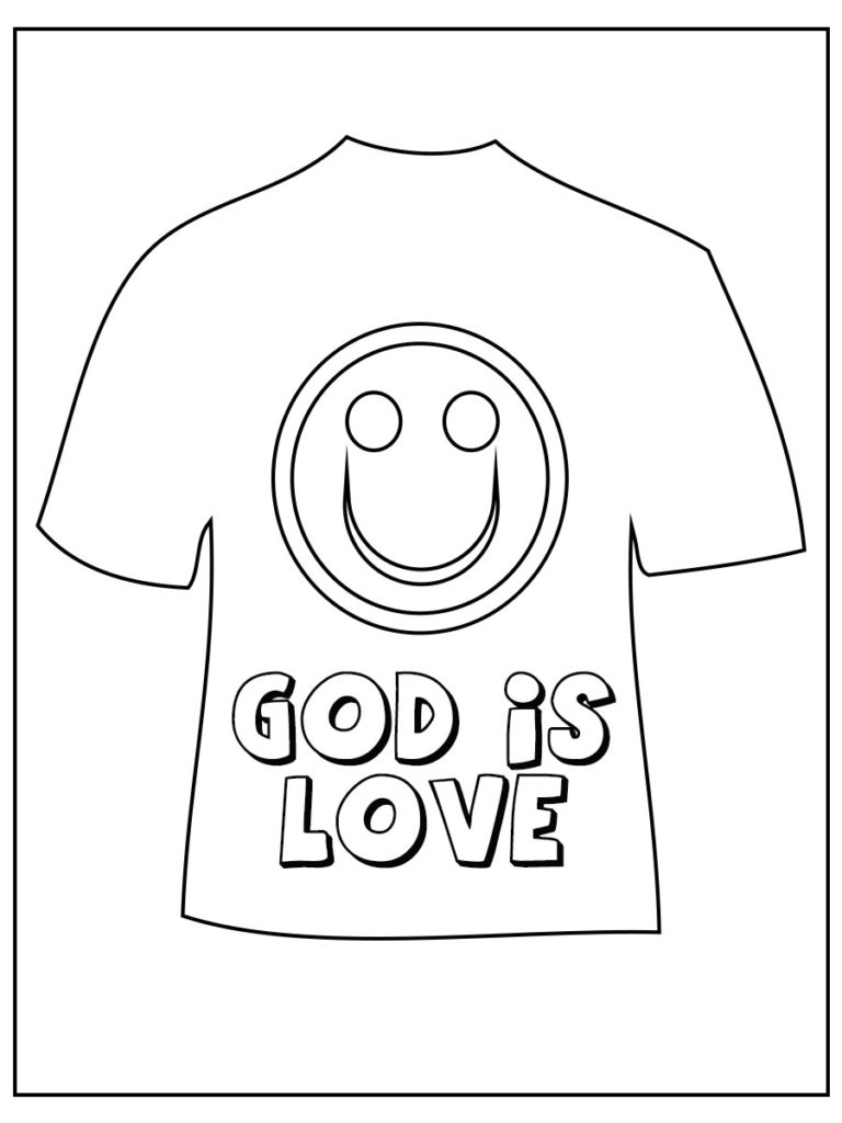 23 God Is Love Coloring Pages And Show Your Love