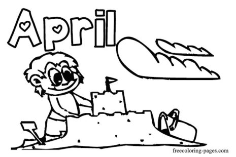 16 April Coloring Pages To Print and Free Downlaod