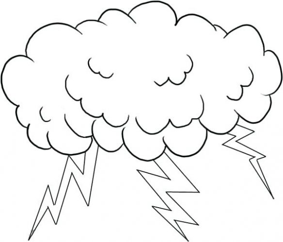 Cloud Coloring Page for Kids – Free Coloring Pages for Kids