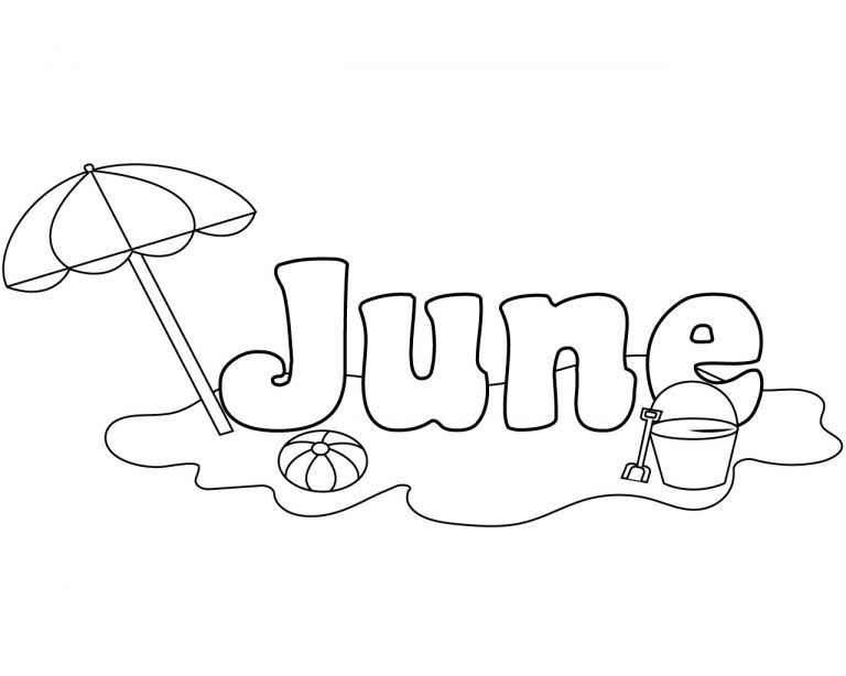 Unique June Coloring Pages You Will Definitely Love June Coloring Pages