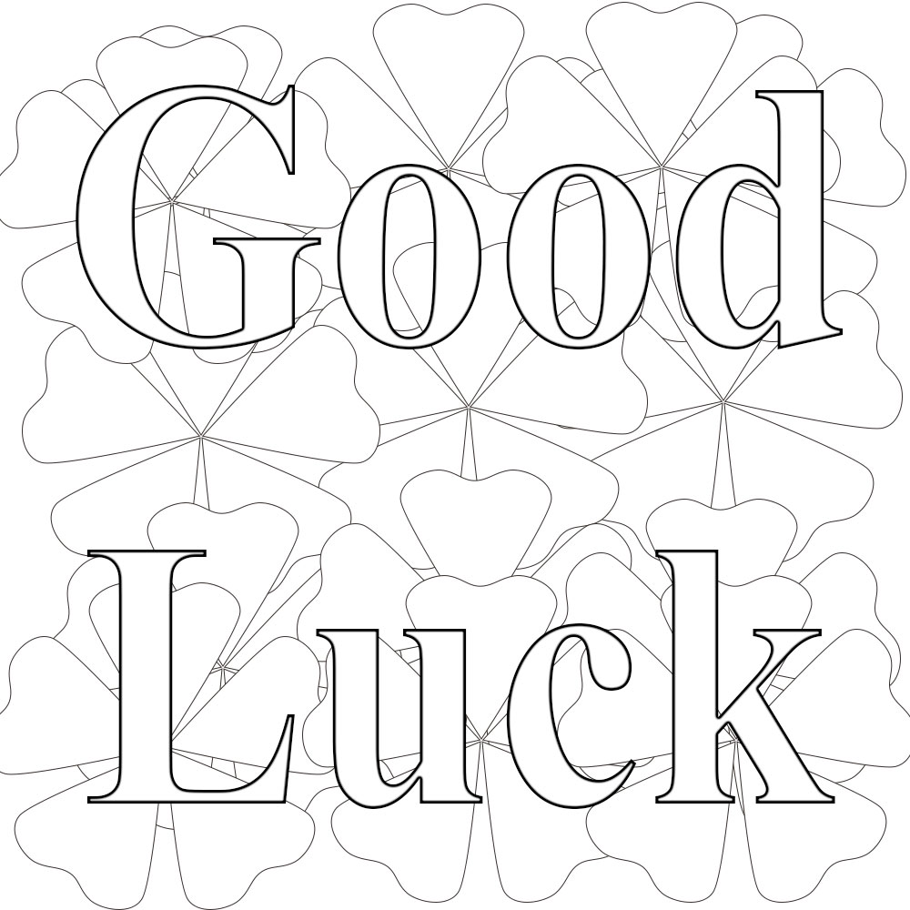 Good Luck Coloring Pages Printable Free Coloring Pages For Kids
