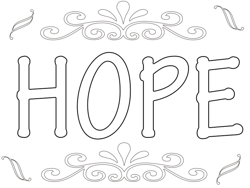 Hope Coloring Pages