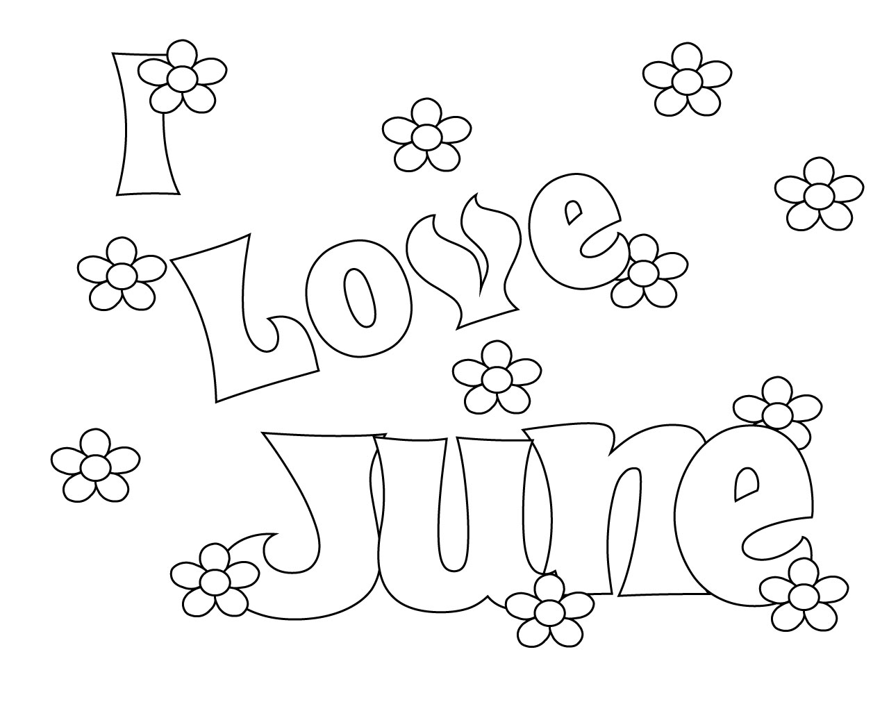 Unique June Coloring Pages You Will Definitely Love June Coloring Pages