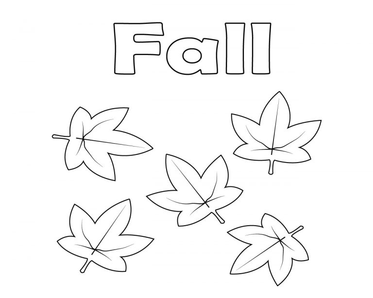 Best Maple Leaf Coloring Pages – Free Coloring Pages for Kids