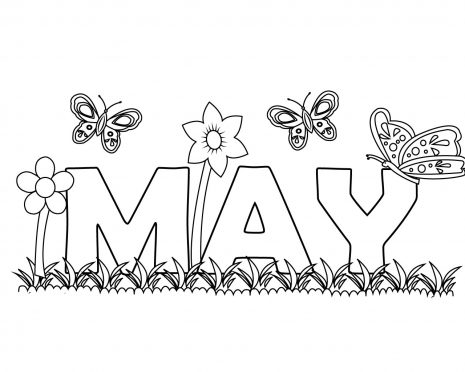 May Coloring Pages Printable – Free Coloring Pages for Kids