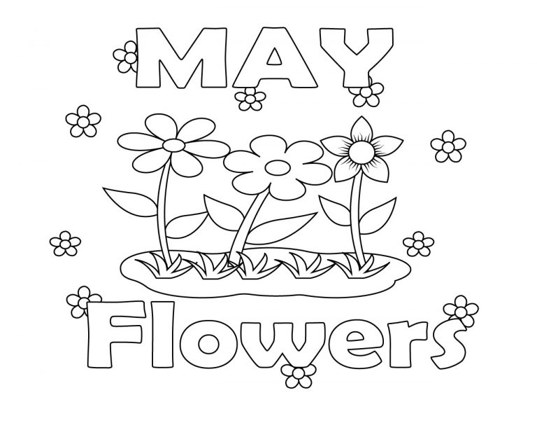 May Coloring Pages Printable – Free Coloring Pages for Kids