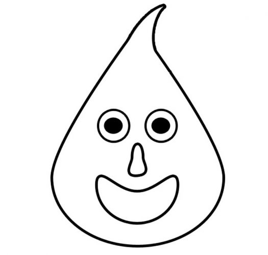 Amazing Raindrop Coloring Page – Free Coloring Pages for Kids