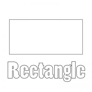 Rectangle Coloring Pages for Preschoolers